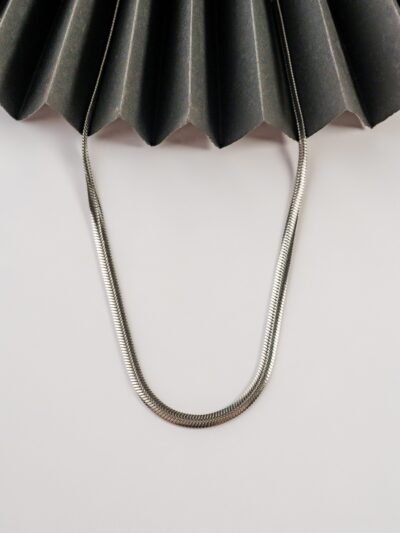 Silver snake chain