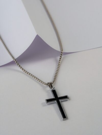 Black Cross Pendant